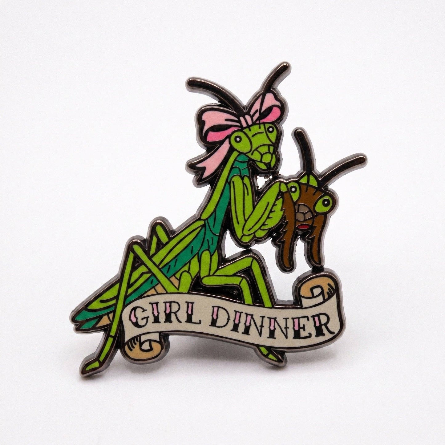 Girl Dinner Mantis Pin