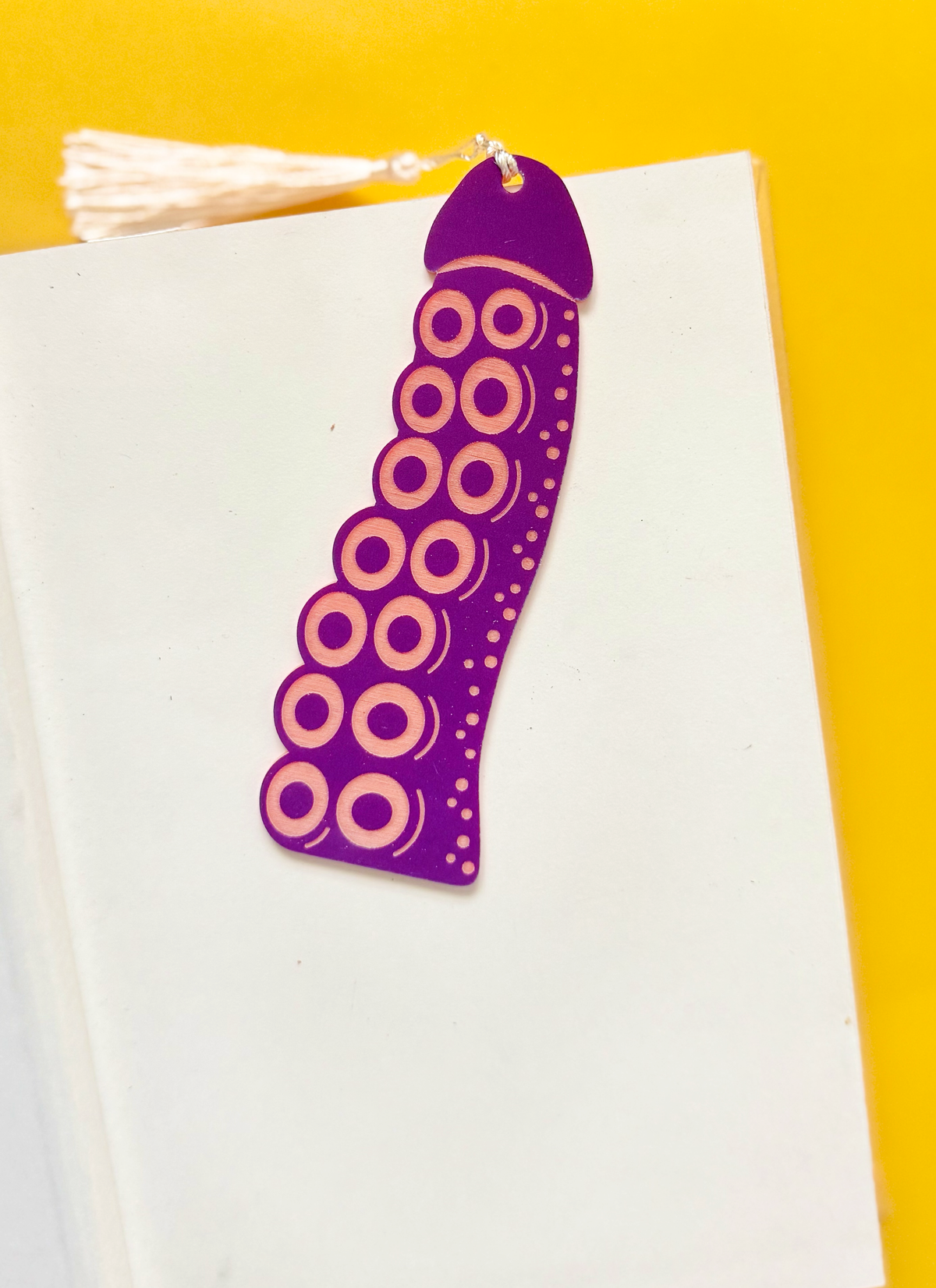 Tentacle Cockmark Bookmark: Teal